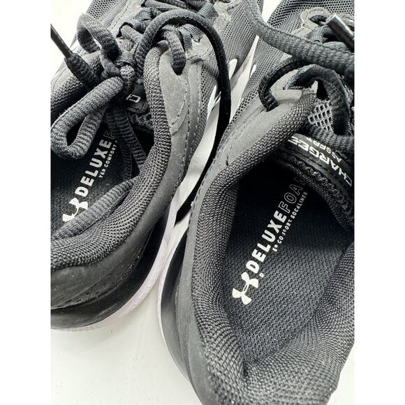 Under Armour Charged Assert 10 Black Running Shoes Women’s Size 8 Sneakers - Picture 7 of 10